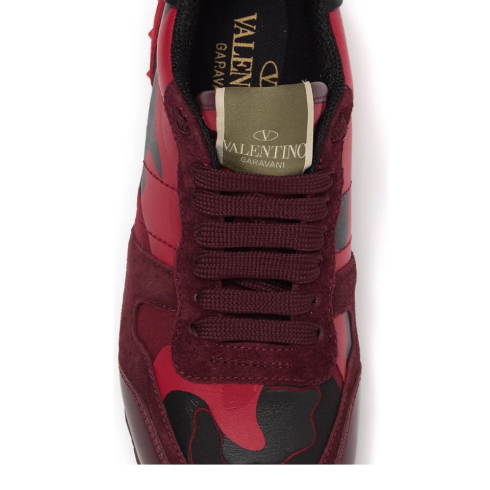 Valentino Camo Fashion Sneakers - Picture 4 of 11